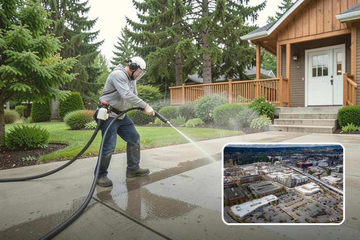 Exterior Light Fixture Cleaning in Redmond, King County, WA - Restores full brightness by clearing haze from glass panels