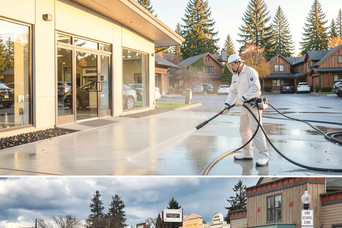 Exterior Light Fixture Cleaning in Roy, Pierce County, WA - Late summer is a great time to clear the season's insect debris before shorter Northwest days rely on outdoor lighting.