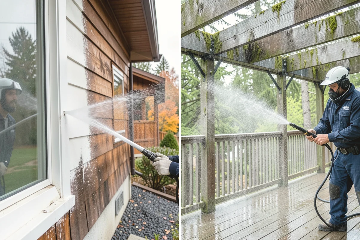 Exterior Light Fixture Cleaning in Ruston, Pierce County, WA - Power-off confirmation and gentle debris removal