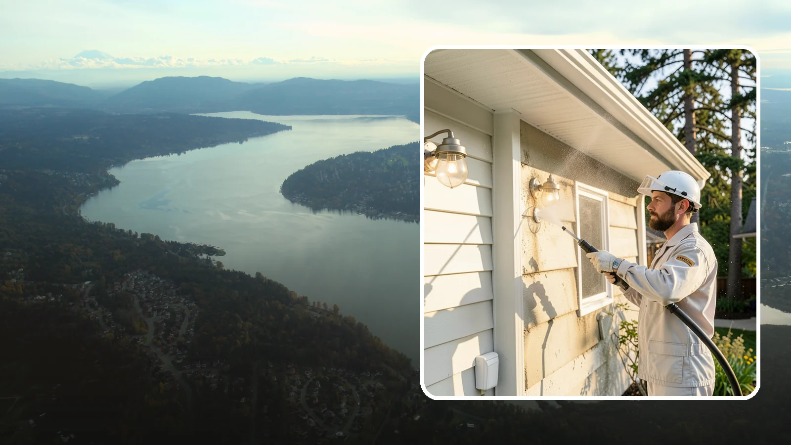 Exterior Light Fixture Cleaning in Sammamish, King County, WA - We hand clean porch and coach lights to clear cobwebs, insect debris, and oxidation from glass and metal fixtures.