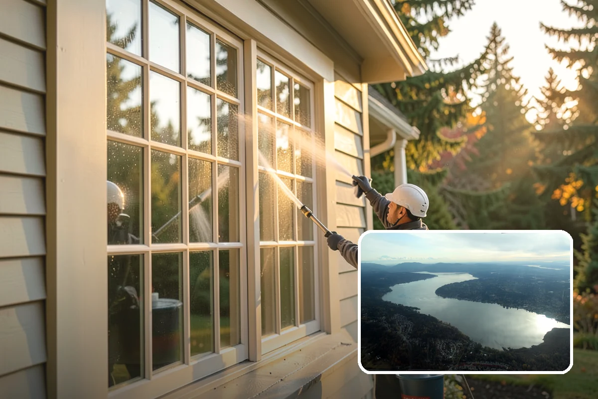 Exterior Light Fixture Cleaning in Sammamish, King County, WA - Restores full brightness by clearing haze from glass panels