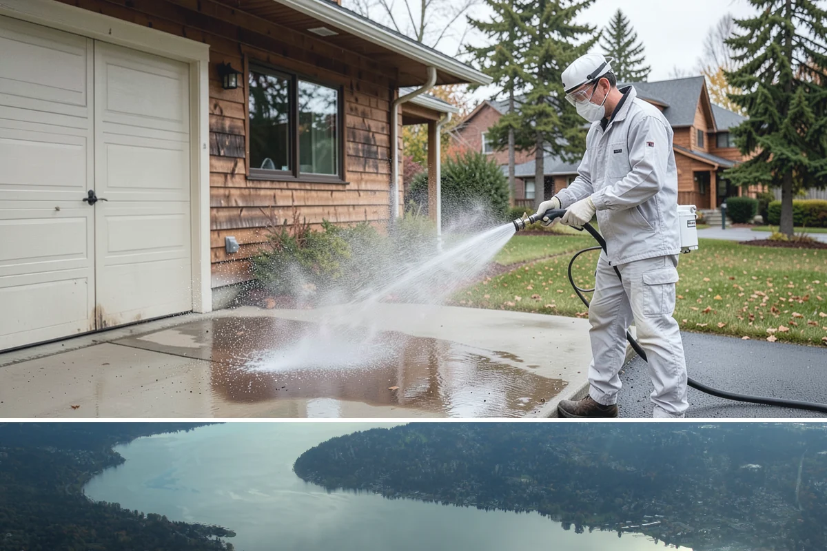 Exterior Light Fixture Cleaning in Sammamish, King County, WA - Late summer is a great time to clear the season's insect debris before shorter Northwest days rely on outdoor lighting.