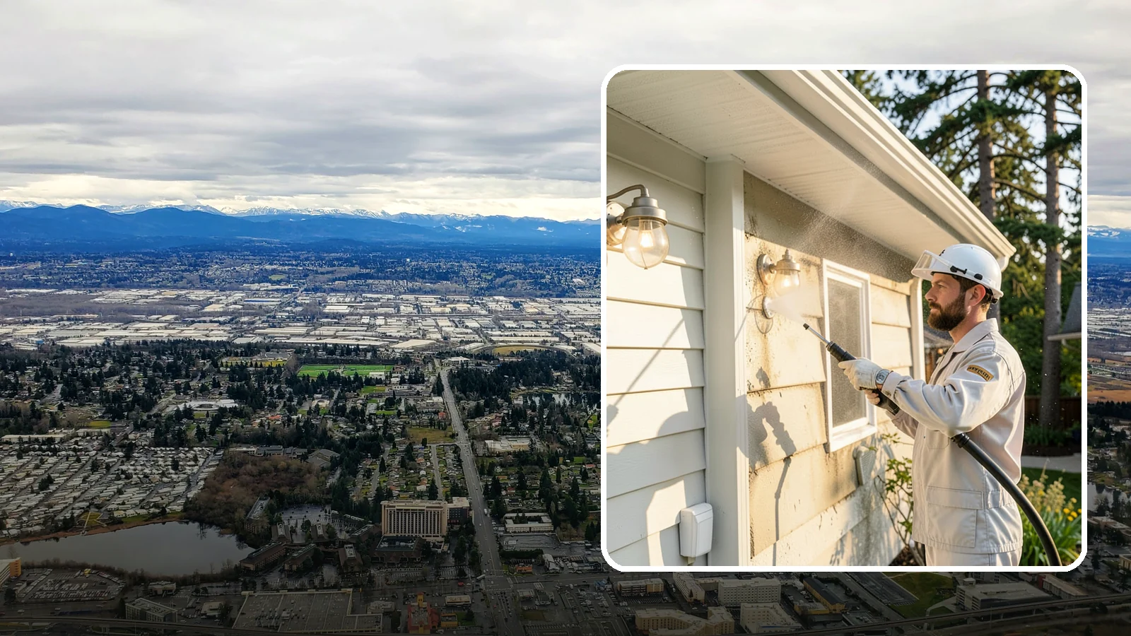 Exterior Light Fixture Cleaning in SeaTac, King County, WA - We hand clean porch and coach lights to clear cobwebs, insect debris, and oxidation from glass and metal fixtures.
