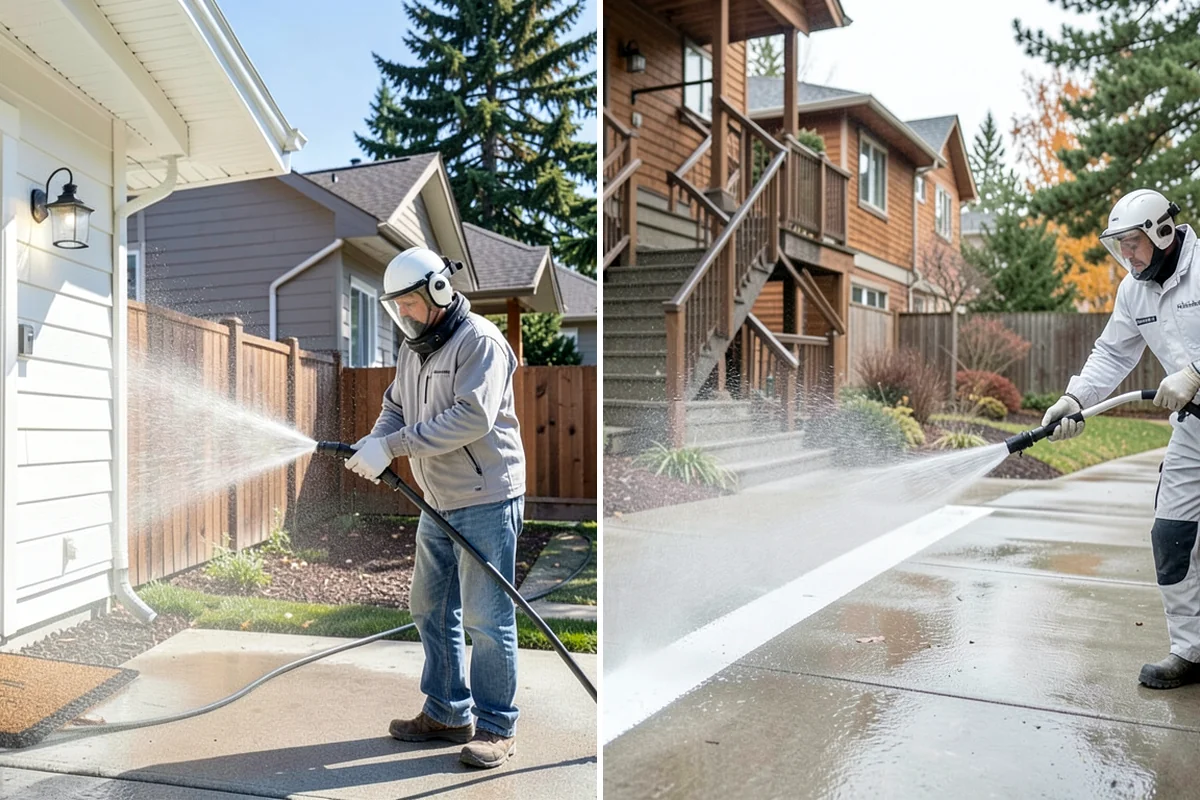 Exterior Light Fixture Cleaning in Seattle, King County, WA - Power-off confirmation and gentle debris removal