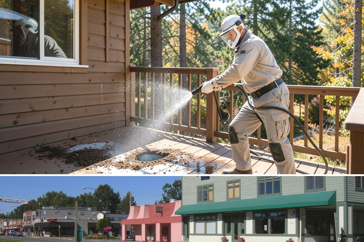Exterior Light Fixture Cleaning in Snoqualmie, King County, WA - Late summer is a great time to clear the season's insect debris before shorter Northwest days rely on outdoor lighting.