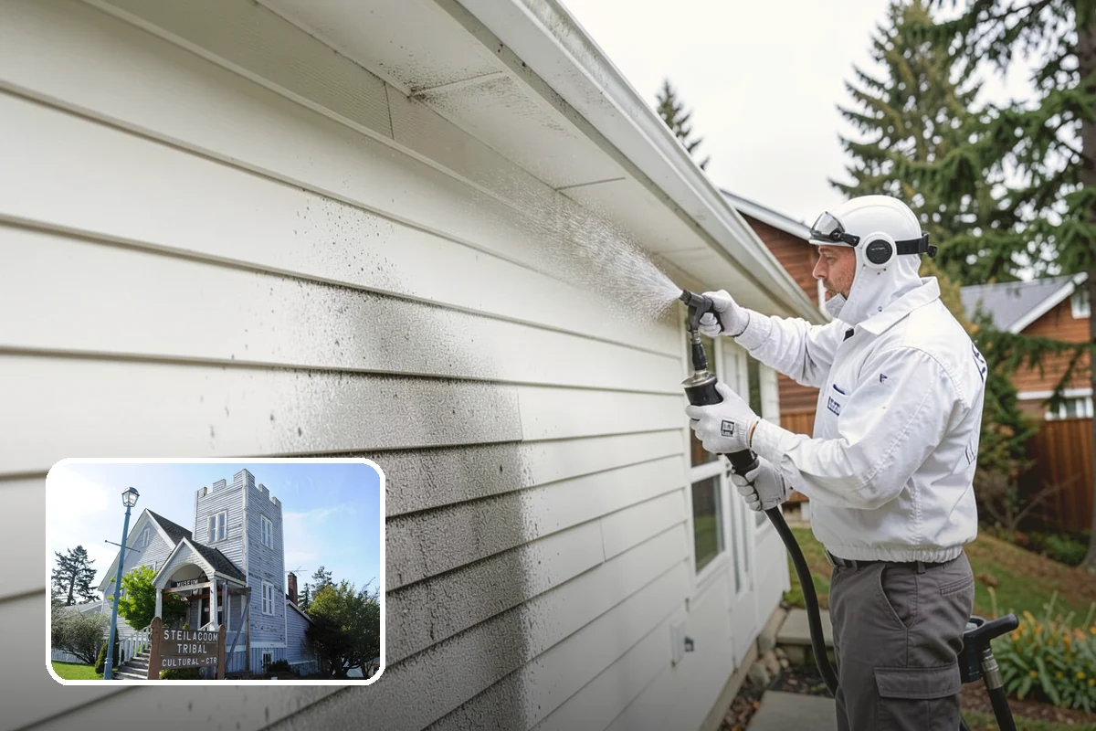 Exterior Light Fixture Cleaning in Steilacoom, Pierce County, WA - Restores full brightness by clearing haze from glass panels