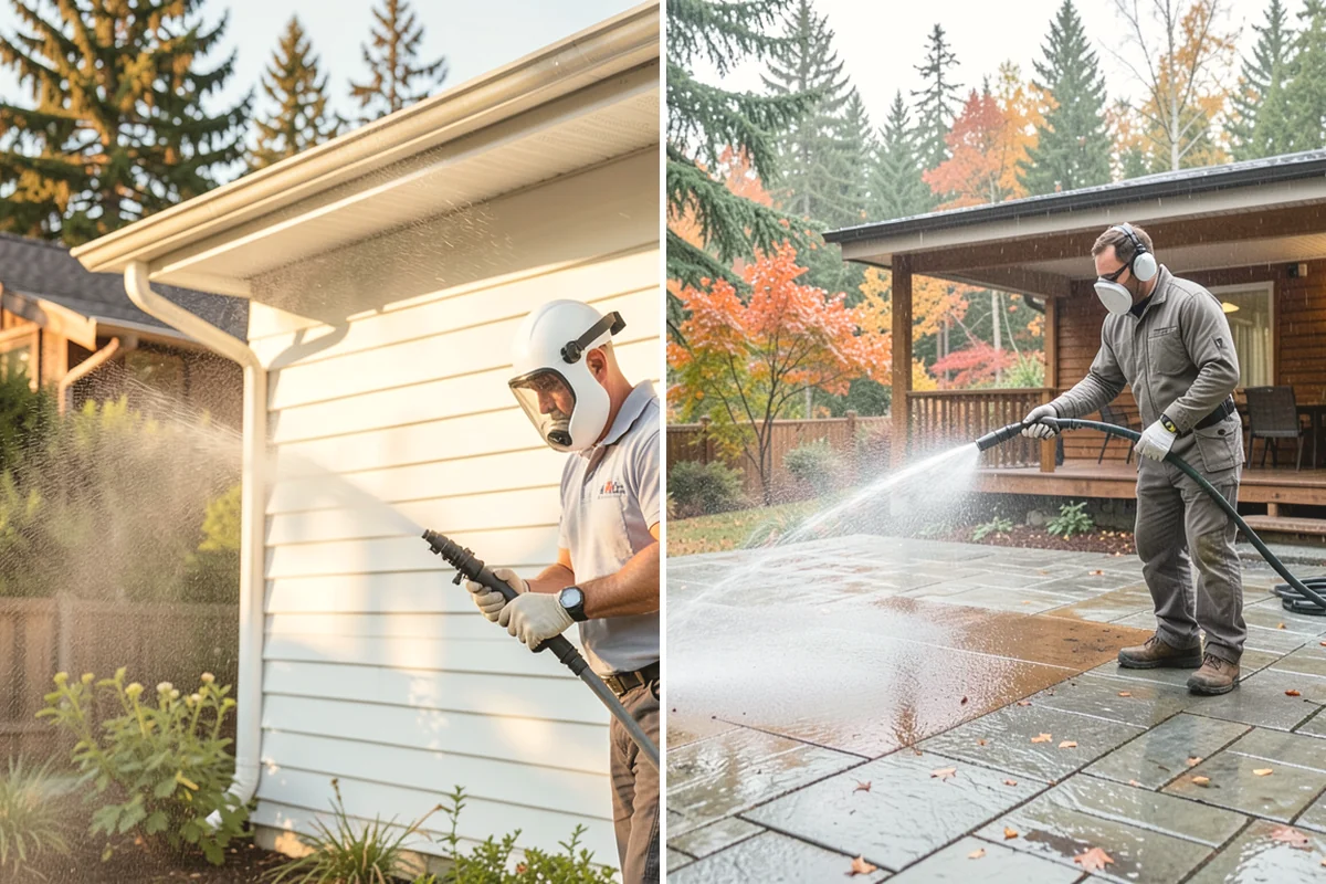 Exterior Light Fixture Cleaning in Steilacoom, Pierce County, WA - Power-off confirmation and gentle debris removal
