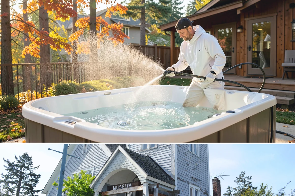 Exterior Light Fixture Cleaning in Steilacoom, Pierce County, WA - Late summer is a great time to clear the season's insect debris before shorter Northwest days rely on outdoor lighting.