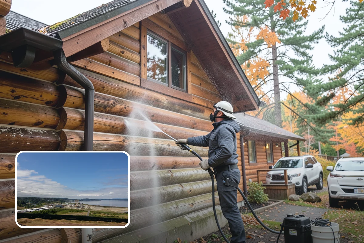 Exterior Light Fixture Cleaning in University Place, Pierce County, WA - Restores full brightness by clearing haze from glass panels