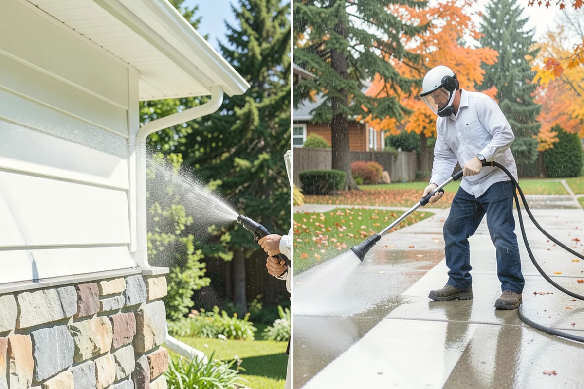 Exterior Light Fixture Cleaning in University Place, Pierce County, WA - Power-off confirmation and gentle debris removal