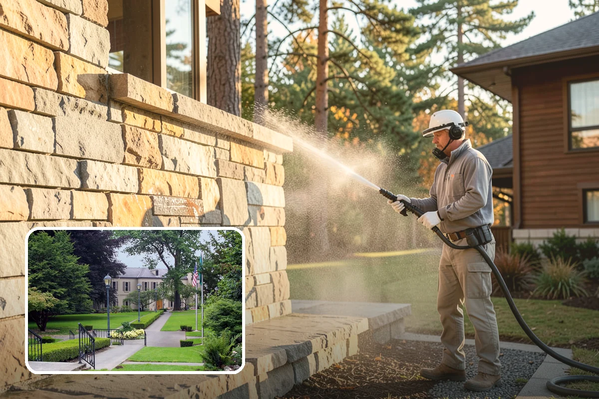 Exterior Light Fixture Cleaning in Woodinville, King County, WA - Restores full brightness by clearing haze from glass panels