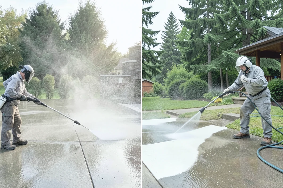 Exterior Stairs Cleaning in Auburn, King County, WA - Clear debris and inspect steps for damage