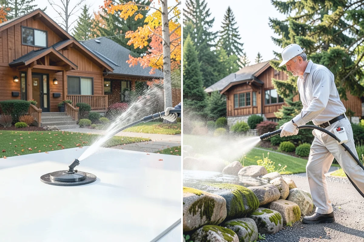 Exterior Stairs Cleaning in Buckley, Pierce County, WA - Clear debris and inspect steps for damage