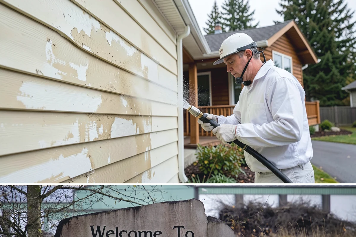 Exterior Stairs Cleaning in Buckley, Pierce County, WA - Clean exterior stairs in fall and spring, the seasons when moss growth peaks and slip risk is highest.