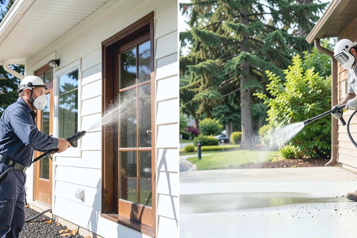 Exterior Stairs Cleaning in Coupeville, Island County, WA - Clear debris and inspect steps for damage