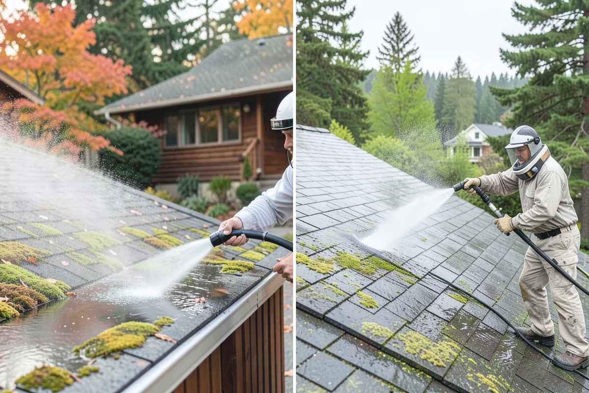 Exterior Stairs Cleaning in Des Moines, King County, WA - Clear debris and inspect steps for damage