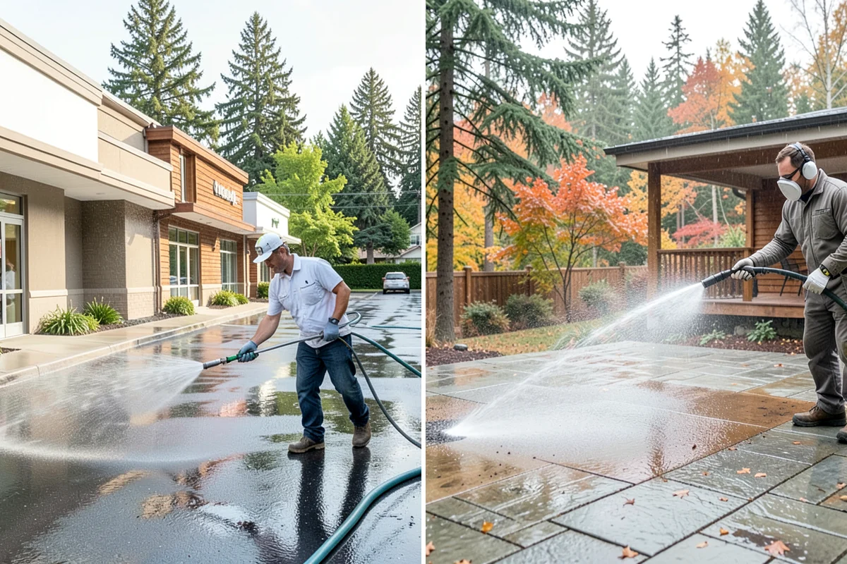 Exterior Stairs Cleaning in Enumclaw, King County, WA - Clear debris and inspect steps for damage