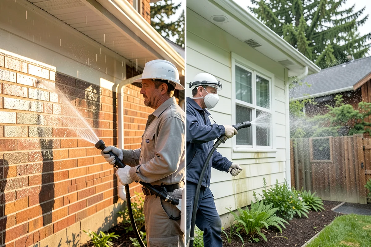 Exterior Stairs Cleaning in Hunts Point, King County, WA - Clear debris and inspect steps for damage