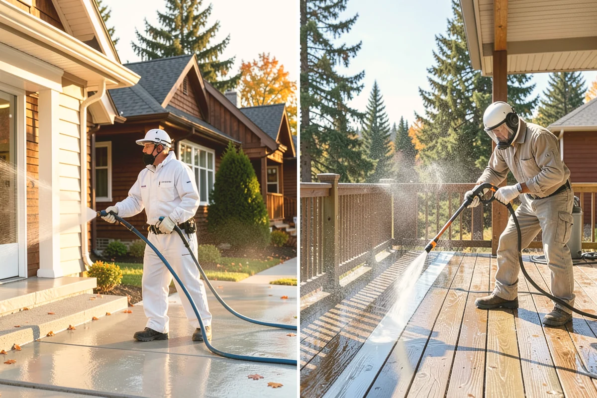 Exterior Stairs Cleaning in Kent, King County, WA - Clear debris and inspect steps for damage