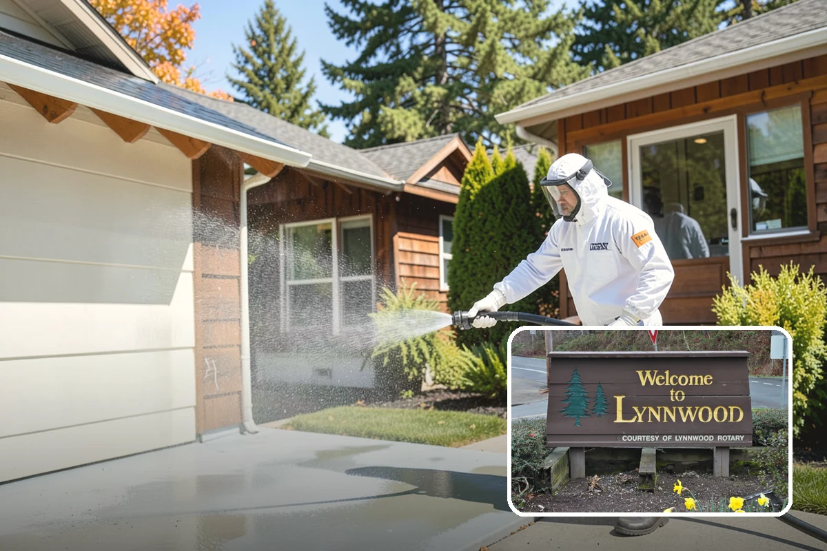Exterior Stairs Cleaning in Lynnwood, Snohomish County, WA - Restores traction by removing slick moss from treads