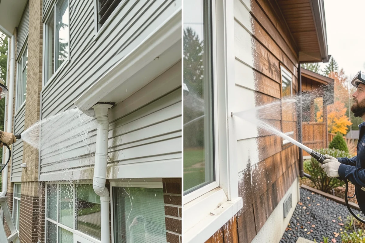 Exterior Stairs Cleaning in Lynnwood, Snohomish County, WA - Clear debris and inspect steps for damage