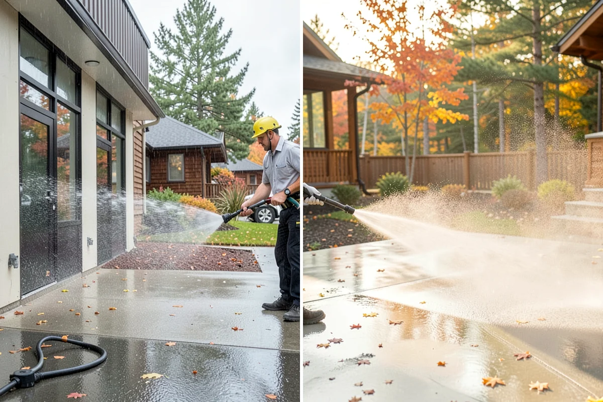 Exterior Stairs Cleaning in Maple Valley, King County, WA - Clear debris and inspect steps for damage
