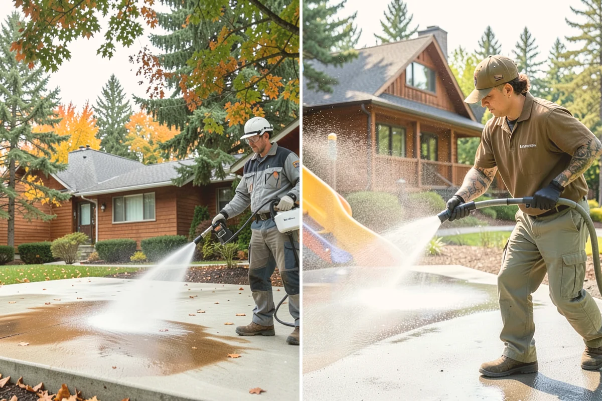 Exterior Stairs Cleaning in Milton, King County, WA - Clear debris and inspect steps for damage