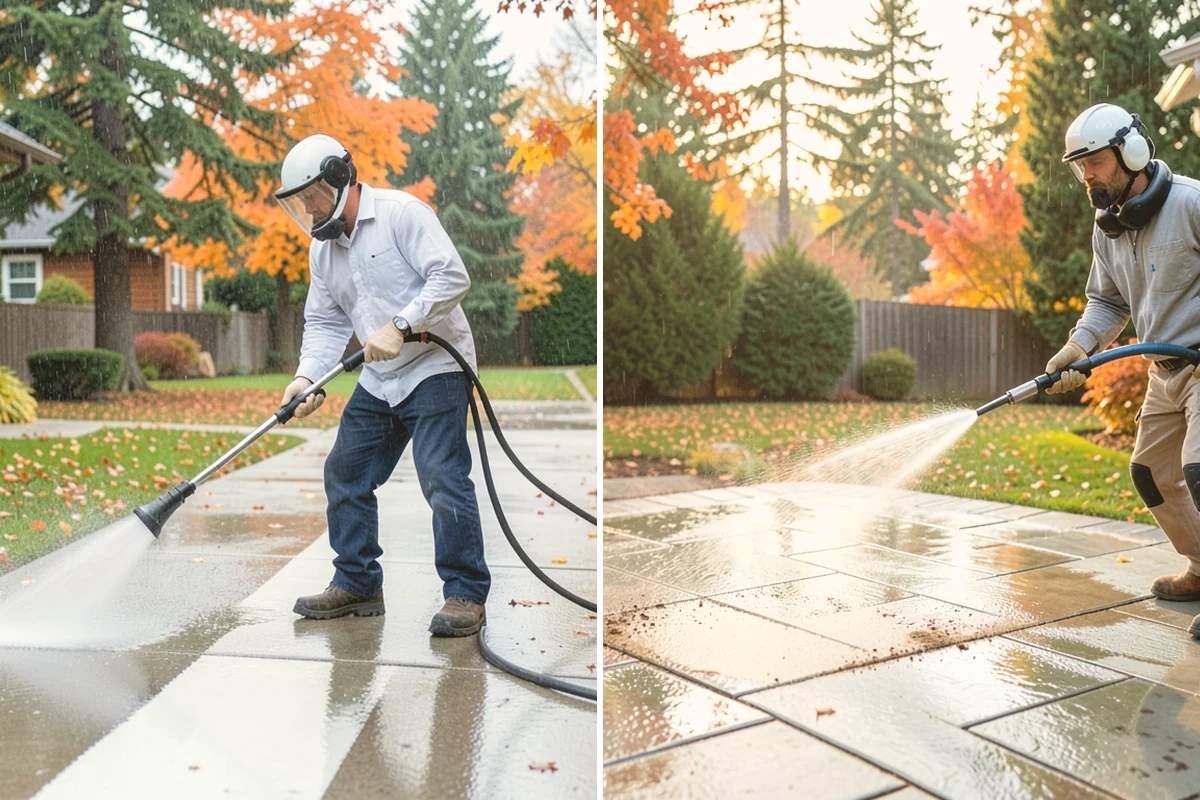 Exterior Stairs Cleaning in Newcastle, King County, WA - Clear debris and inspect steps for damage
