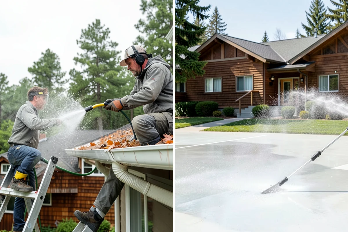 Exterior Stairs Cleaning in Pacific, King County, WA - Clear debris and inspect steps for damage