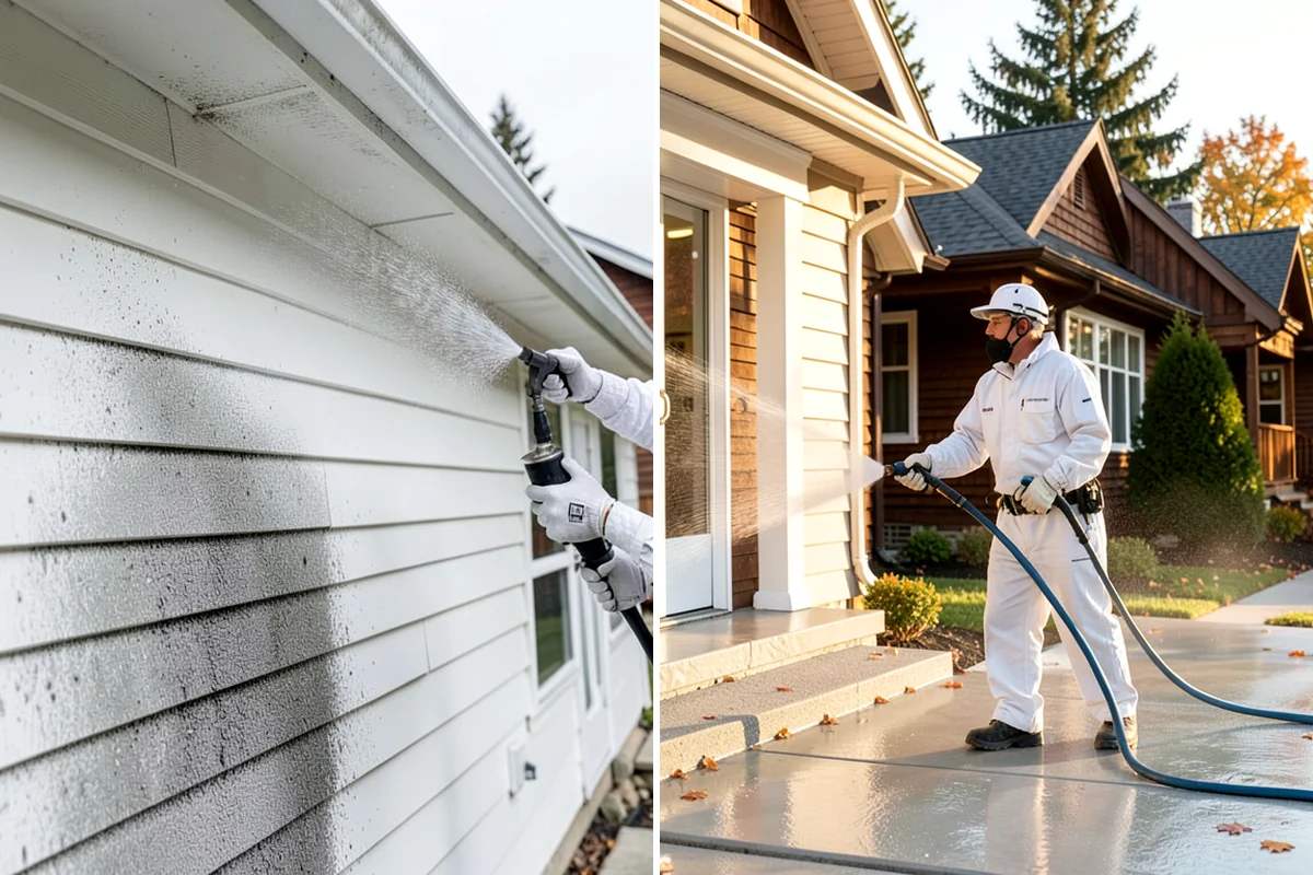 Exterior Stairs Cleaning in SeaTac, King County, WA - Clear debris and inspect steps for damage