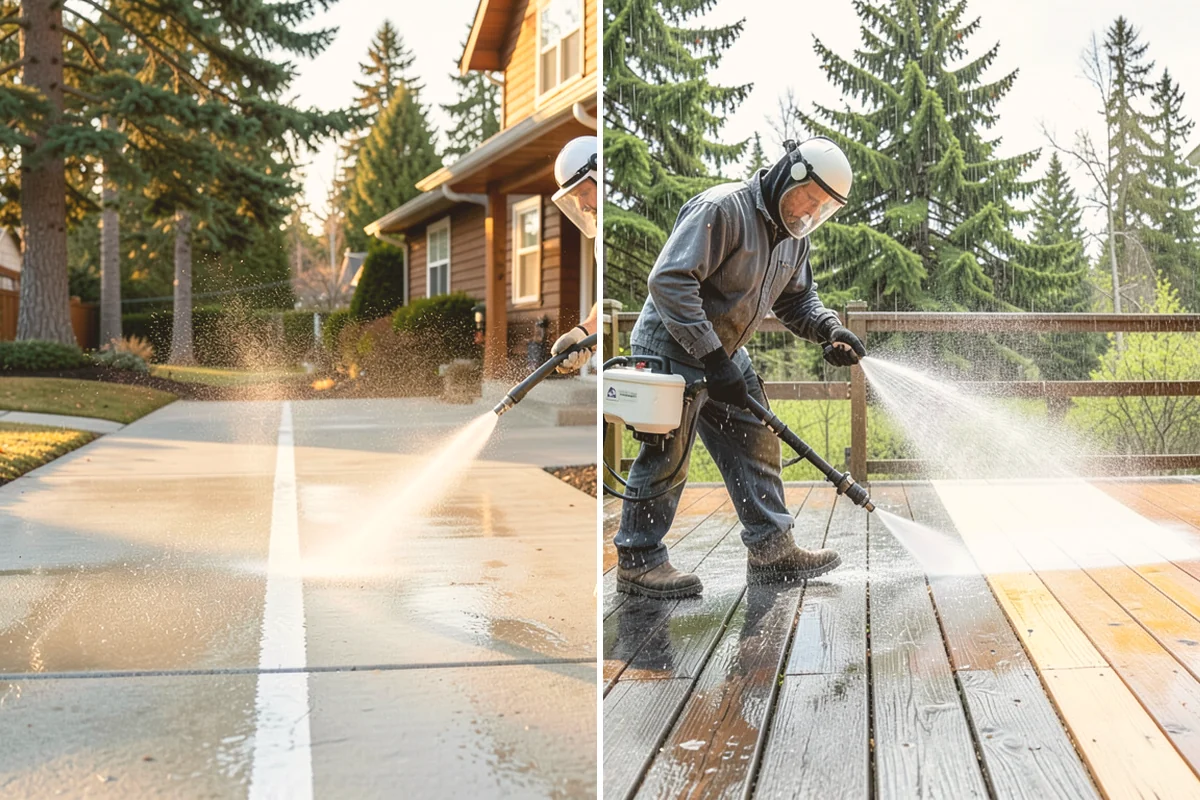 Exterior Stairs Cleaning in Snohomish, Snohomish County, WA - Clear debris and inspect steps for damage