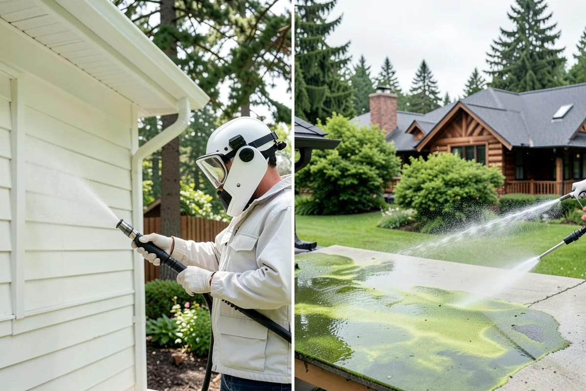 Exterior Stairs Cleaning in Snoqualmie, King County, WA - Clear debris and inspect steps for damage