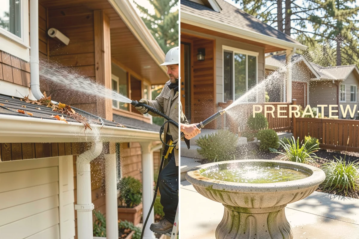 Exterior Stairs Cleaning in Stanwood, Snohomish County, WA - Clear debris and inspect steps for damage