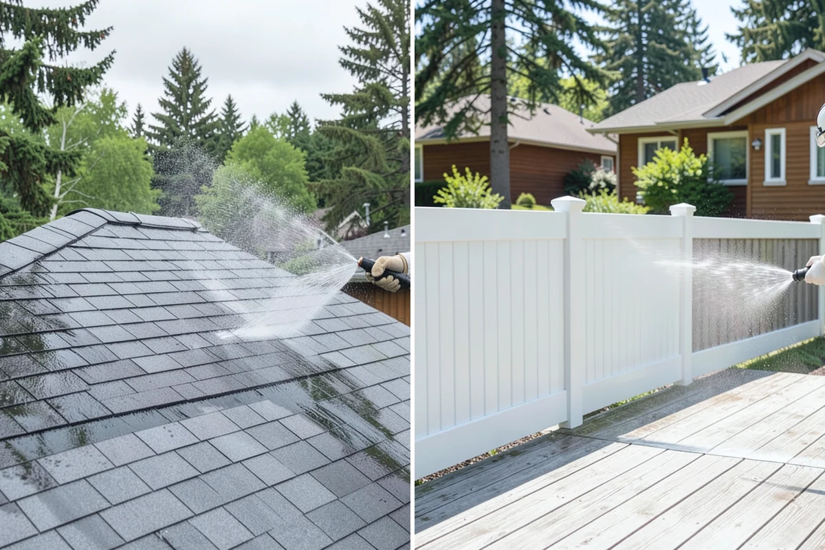 Exterior Wall Cleaning in Auburn, King County, WA - Identify the wall material and its cleaning limits