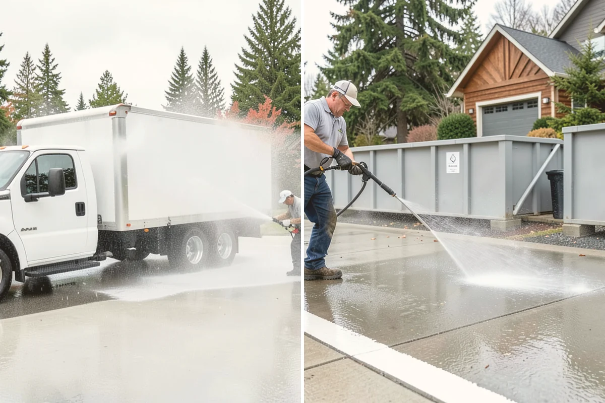 Exterior Wall Cleaning in Bellevue, King County, WA - Identify the wall material and its cleaning limits