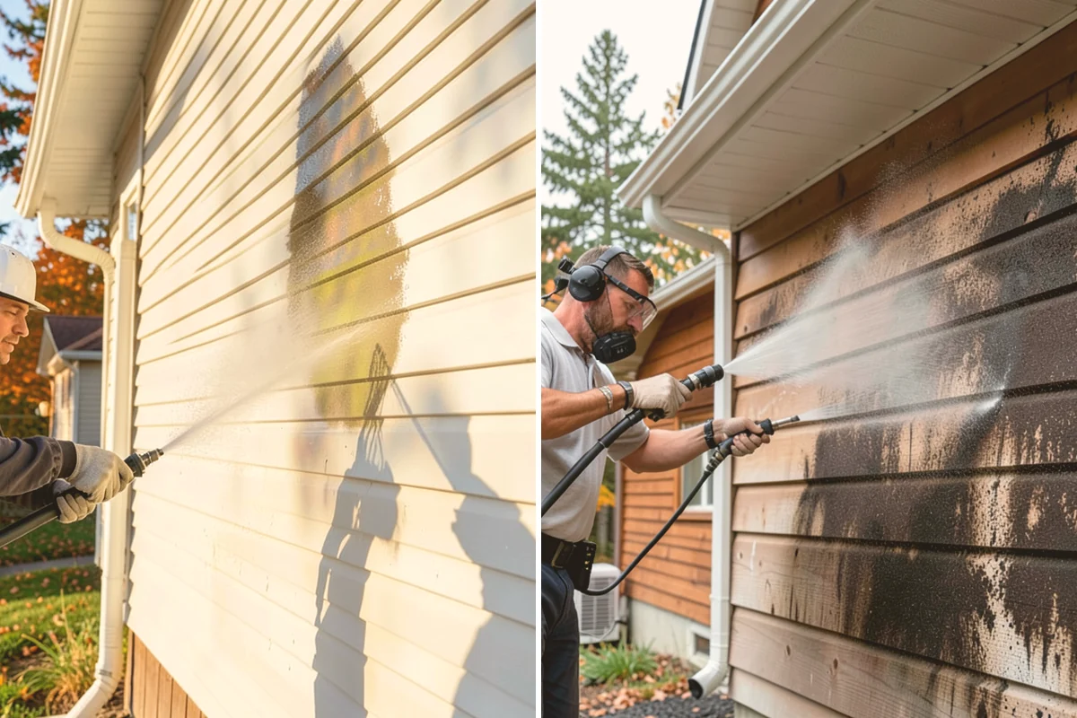 Exterior Wall Cleaning in Bothell, King County, WA - Identify the wall material and its cleaning limits