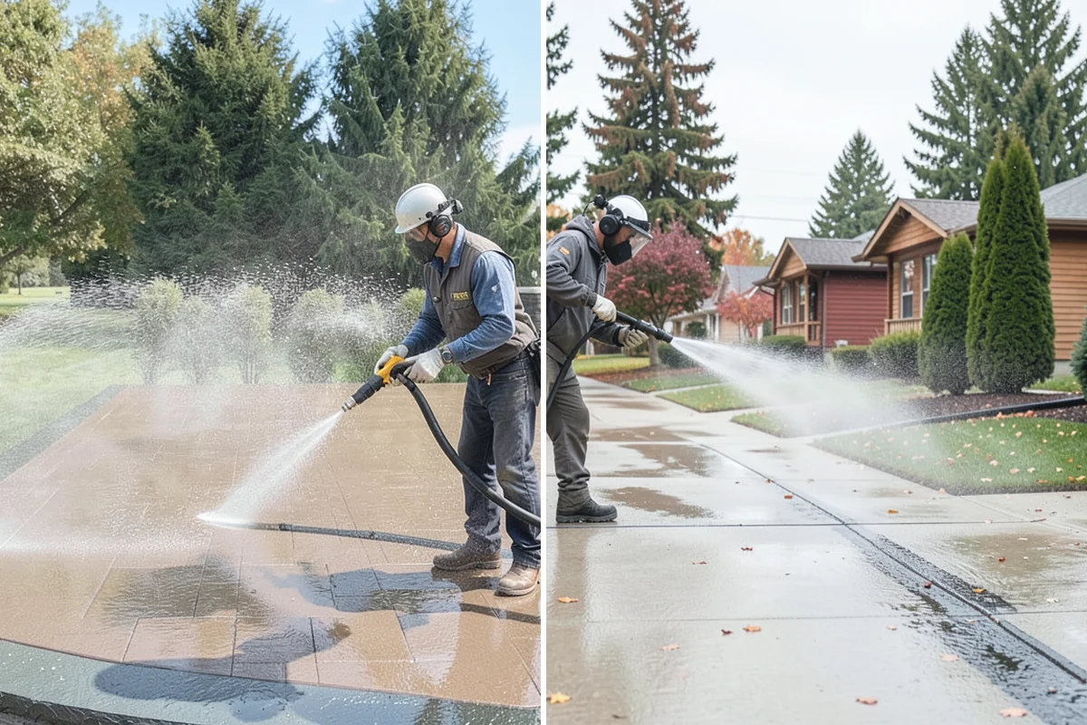 Exterior Wall Cleaning in Buckley, Pierce County, WA - Identify the wall material and its cleaning limits