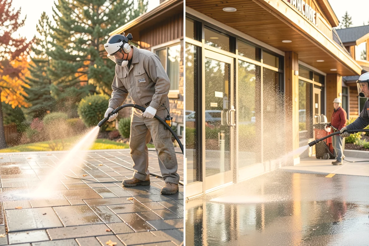 Exterior Wall Cleaning in Burlington, Skagit County, WA - Identify the wall material and its cleaning limits