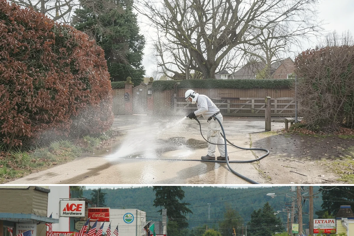 Exterior Wall Cleaning in Carnation, King County, WA - Clean in the warmer, drier months so the walls dry evenly and the results hold through the rainy season.
