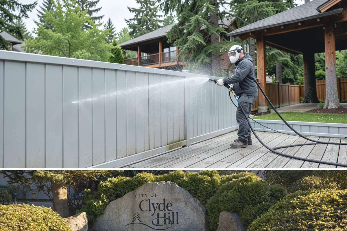 Exterior Wall Cleaning in Clyde Hill, King County, WA - Clean in the warmer, drier months so the walls dry evenly and the results hold through the rainy season.