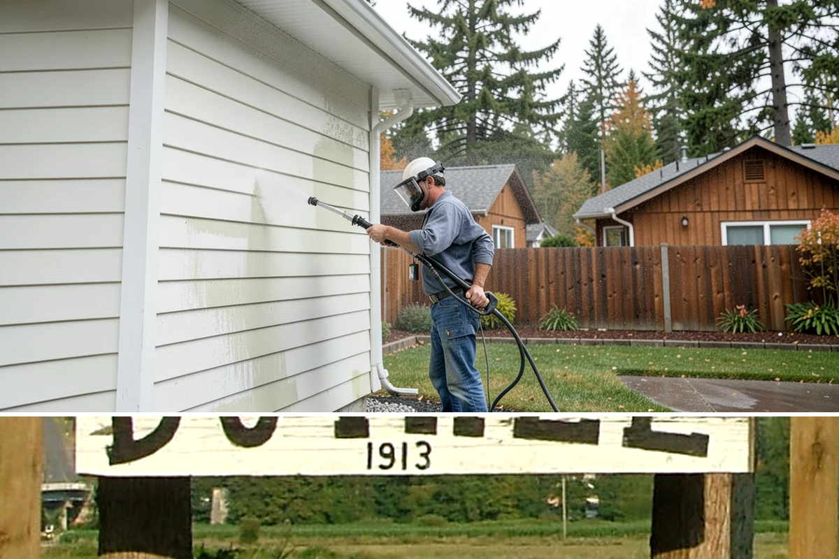 Exterior Wall Cleaning in Duvall, King County, WA - Clean in the warmer, drier months so the walls dry evenly and the results hold through the rainy season.
