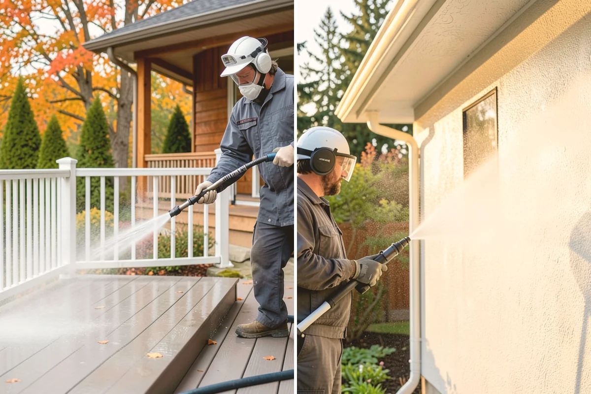 Exterior Wall Cleaning in Edmonds, Snohomish County, WA - Identify the wall material and its cleaning limits