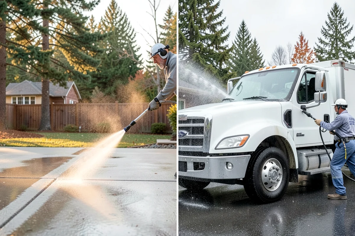 Exterior Wall Cleaning in Federal Way, King County, WA - Identify the wall material and its cleaning limits
