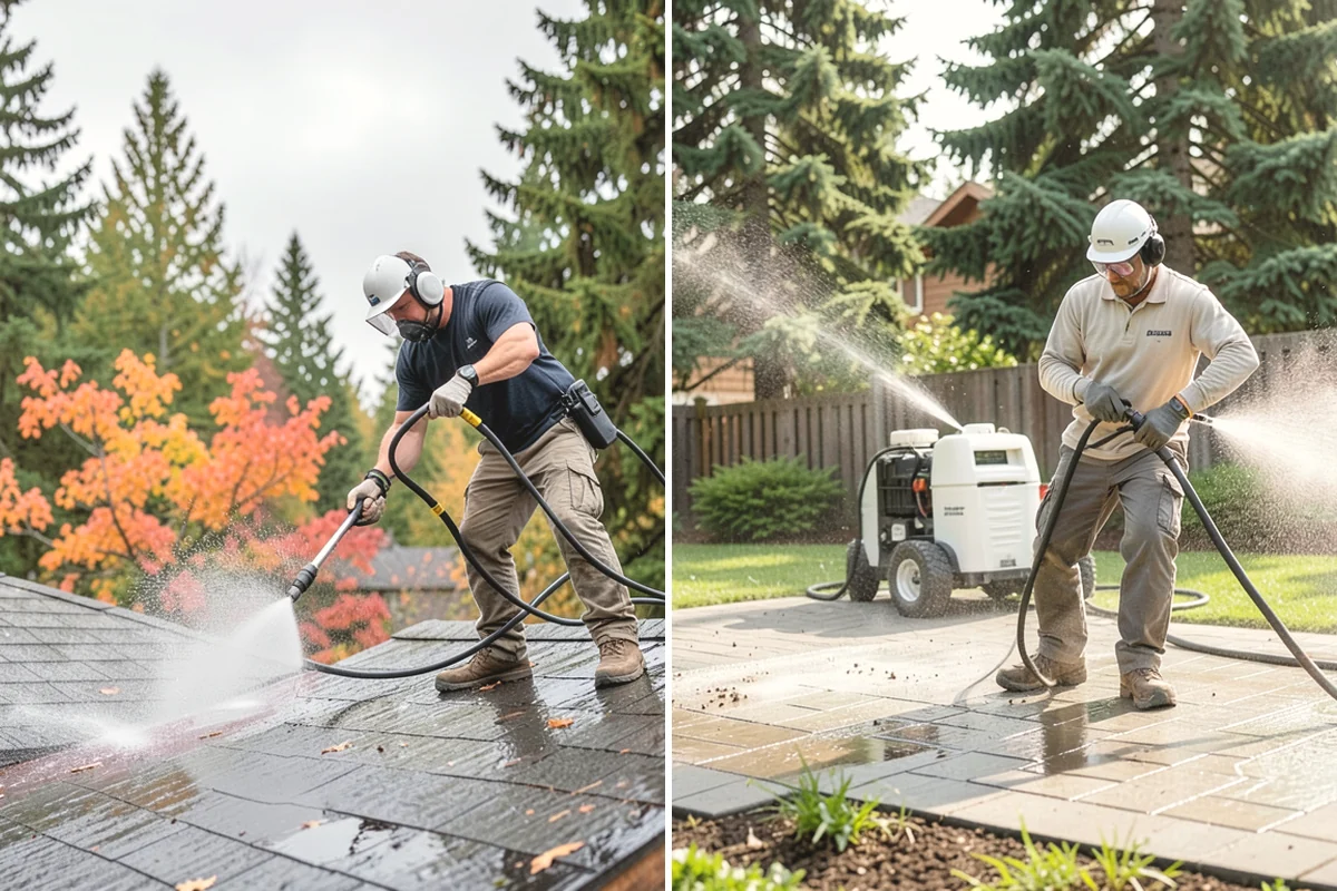 Exterior Wall Cleaning in Issaquah, King County, WA - Identify the wall material and its cleaning limits