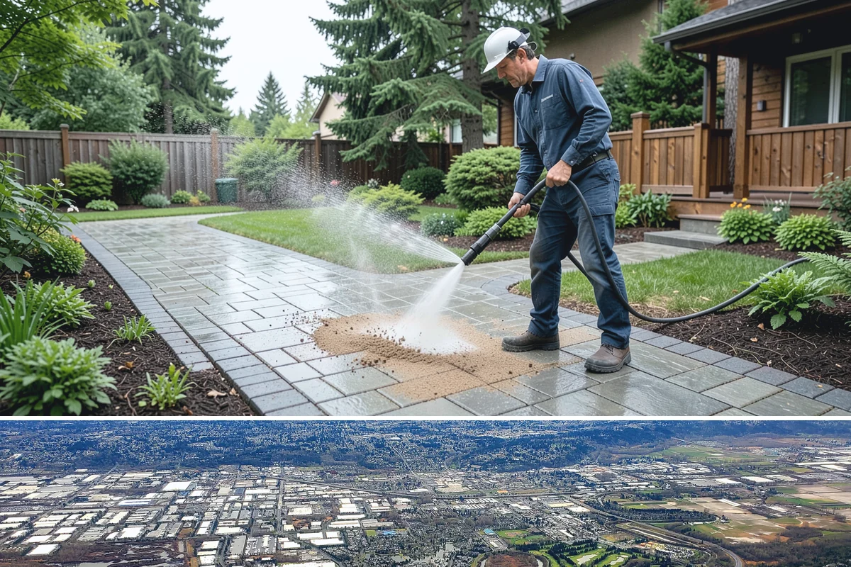 Exterior Wall Cleaning in Kent, King County, WA - Clean in the warmer, drier months so the walls dry evenly and the results hold through the rainy season.