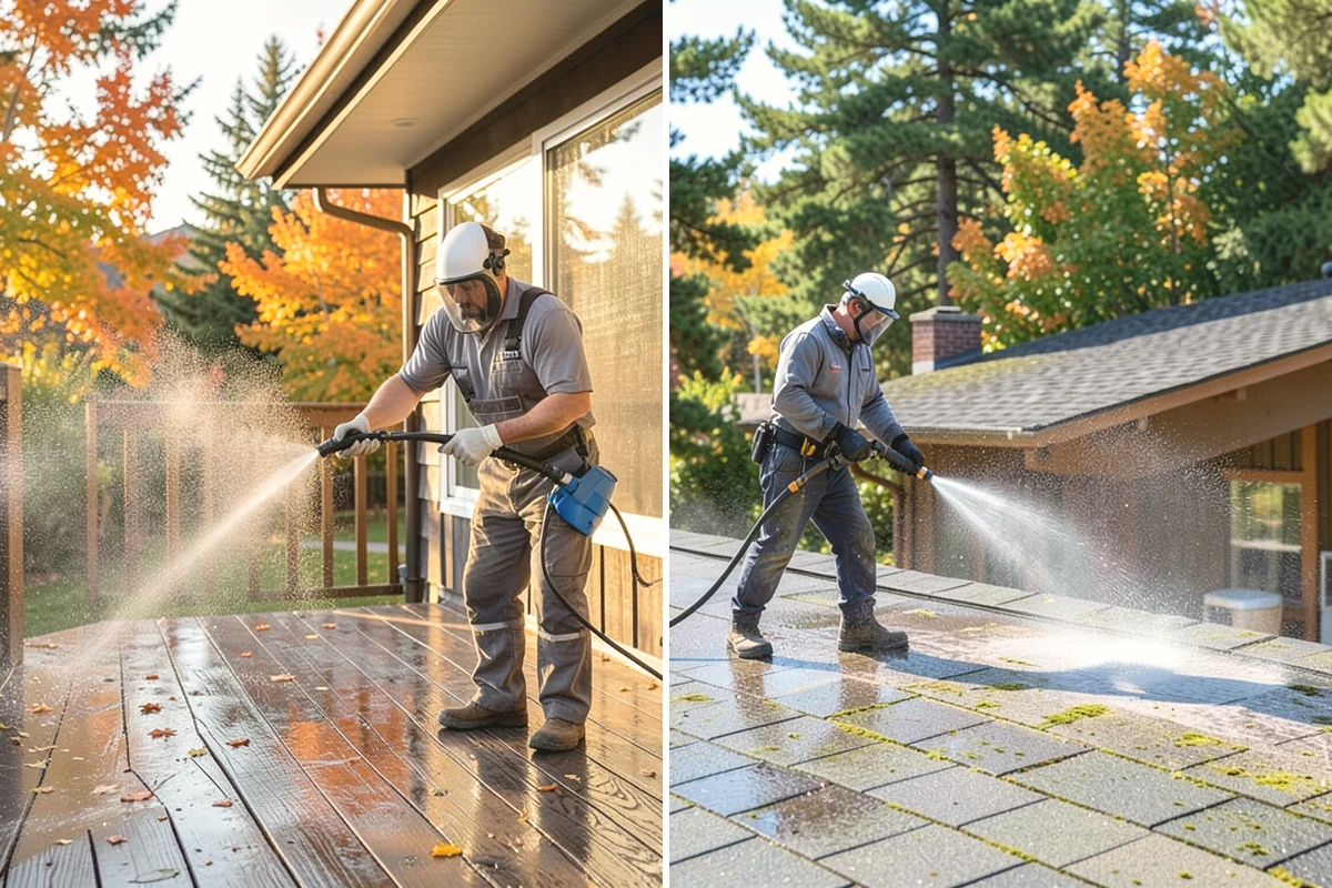 Exterior Wall Cleaning in Lake Stevens, Snohomish County, WA - Identify the wall material and its cleaning limits