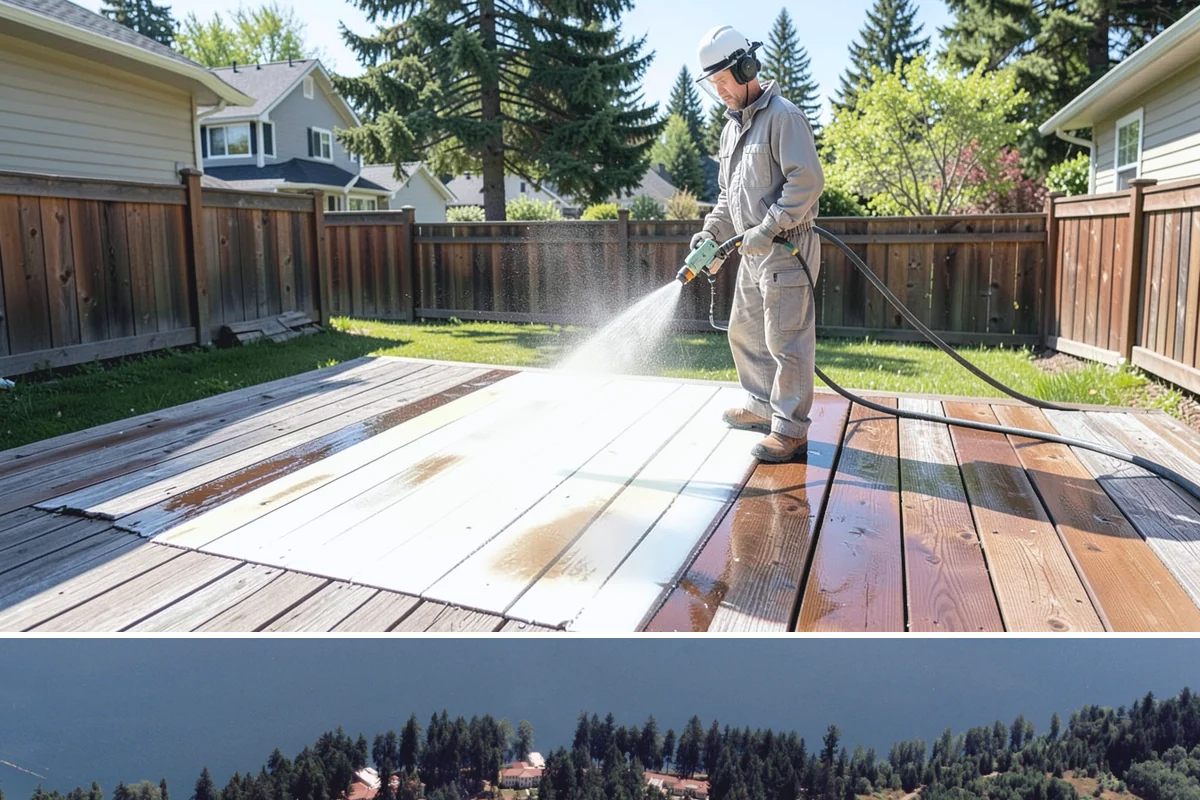 Exterior Wall Cleaning in Lakewood, Pierce County, WA - Clean in the warmer, drier months so the walls dry evenly and the results hold through the rainy season.