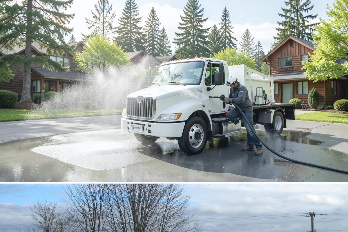 Exterior Wall Cleaning in Langley, Island County, WA - Clean in the warmer, drier months so the walls dry evenly and the results hold through the rainy season.