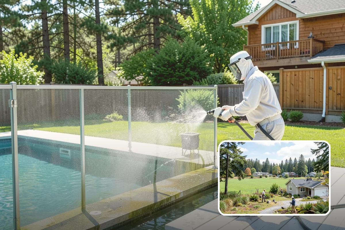 Exterior Wall Cleaning in Lyman, Skagit County, WA - Removes vertical rain streaks and water tracks