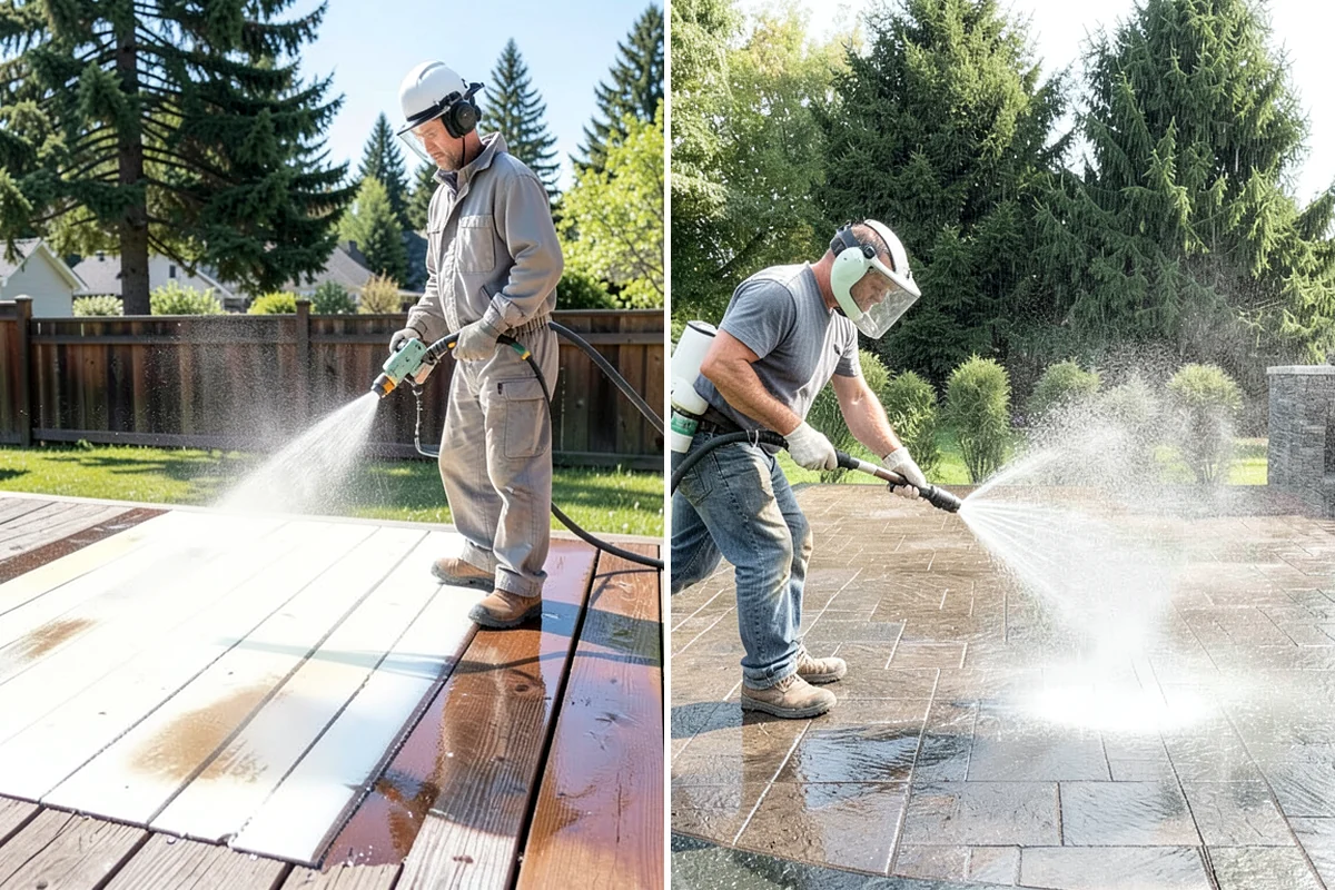 Exterior Wall Cleaning in Lyman, Skagit County, WA - Identify the wall material and its cleaning limits